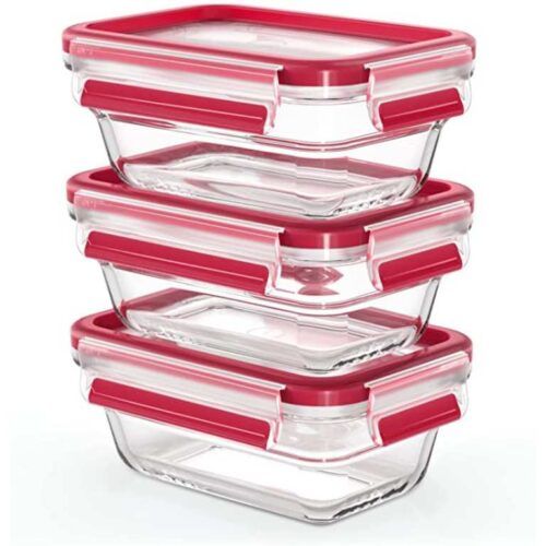 Frischhaltedosen-Set 3-teilig Glas