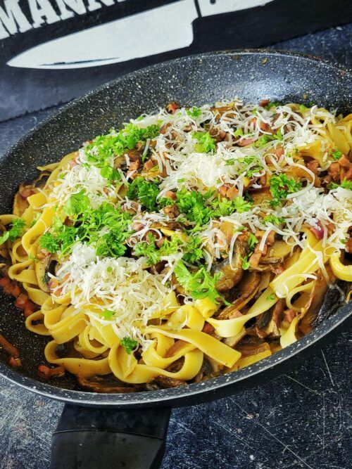 Pilzpasta Jäger Art